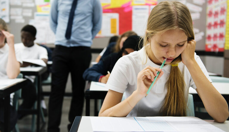 student feeling blank during exam anxiety
