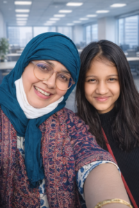 Academic mentor with student during personalized mentoring session